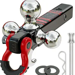 Ayleid Tri-Ball Mount w/ Hook & Pin & Rotatable Tow Shackle