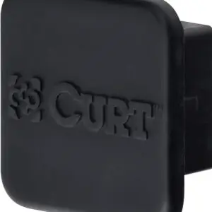 CURT 22272 Rubber Trailer Hitch Cover, Fits 2-Inch Receiver